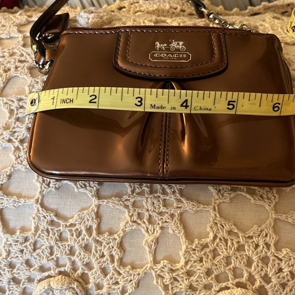 Coach Wristlet- Metallic Bronze- NWOT - Picture 9 of 14